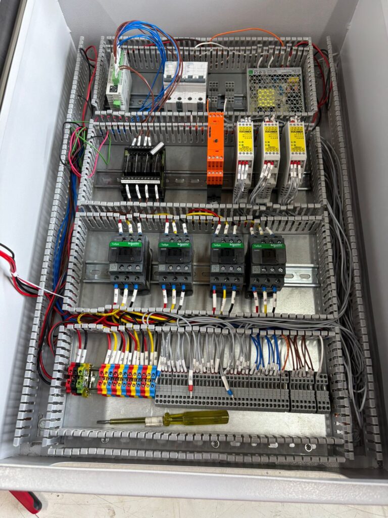 PLC control panel industrial